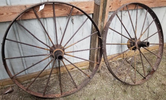 Pr. Large Steel Wheels