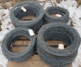 Pallet of Good Used Hi-Tinsel Barbed Wire