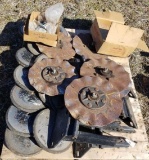 6 - Yetter Planter Coulters & Brackets, 12 - Rubber Closing Wheels