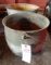 Cast Iron Kettle & Galvanized Bucket