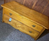 Bird's Eye Maple 2 Drawer Blanket Chest