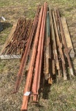 Pallet - Steel Posts, Fence Braces & Elec. Posts