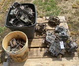 Pallet of Holly & Chevy Carburetors