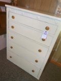 White 5 Drawer Dresser