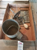 Flat of Primitive Kitchen Utensils