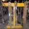 Empty Yellow Chain Rack