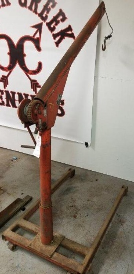 Therm Model 78021 1/4 Ton Jib Crane on Wheels