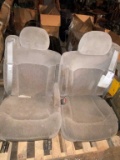 2 Bucket Seats & 2 Wooden Boxes