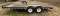 '07 P&J Model 618 7'x16'+2' Bumper Hitch Flatbed Trailer