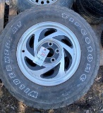 2 - 235/75R15 Tires on Alum. Rims