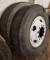 10.00R22 Tire on Rim