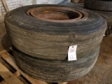 11R24.5 Tire on Rim