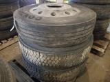 285/75R24.5 Tire on Alum Rim