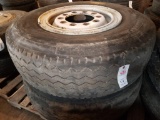 14/30R20 Tire on Rim