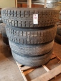 11R24.5 Tire on Rim