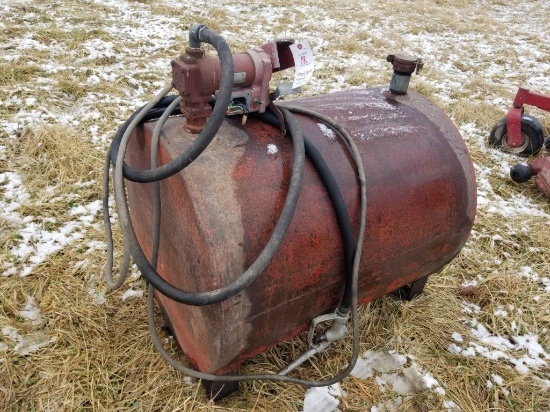 110-gallon portable fuel tank w/ 12v pump