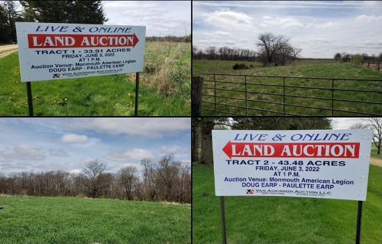 Warren County, IL Land Auction - Earp