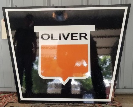 Oliver Double Sided Steel Sign