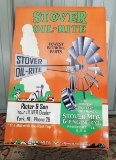 Stover Oil-Rite Double Sided Steel Sign