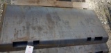 Closed Weldable Skid Steer Quick Plate