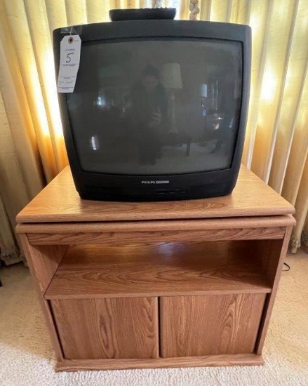 19" Phillips TV w/ Stand