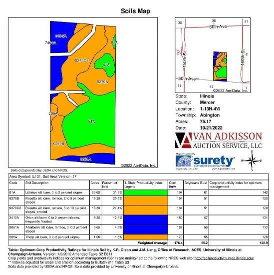 Tract 2 - 79.58 Surveyed Acres