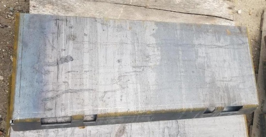 closed weldable quick plate, skid steer attach.