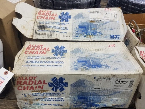 2 - Alloy Radial Tire Cable Chains