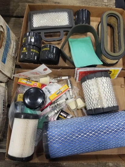 2 flats - misc. lawn mower filters