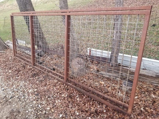 12'X50" steel panel gate