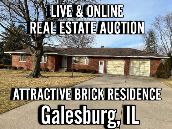 Galesburg, IL Real Estate Auction - Knisely House