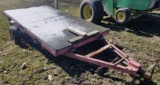 Single Axle Tilt Bed Utility Trailer