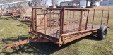 6' x 14' Hyd Lift Hog Cart