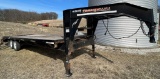 Trailerman 20' + 5' tail Gooseneck Flatbed Trailer