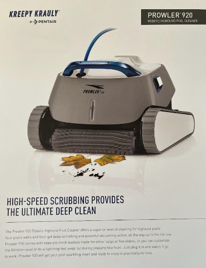 Prowler 920 Robotic In-Ground Pool Cleaner