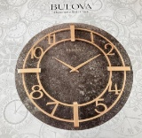 Decorative Wall Clock by Bulova