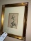 Hummingbird Print in frame