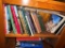 3 shelves of hardback books