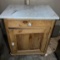 Marble top wash stand