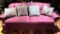 Flexsteel 7' Couch & Pillows