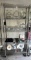 5 shelf wire rack on casters