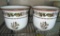 2 - Spode English Christmas Rose Planters