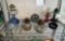 Kerosene Lamps, Globes & Brackets