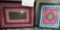 2 Hmang Cambodian Framed Embroidery Pieces