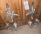 Ornate wall hanging candle sconces