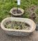 2 - cement planters