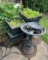 4 planters & Fountain bird bath