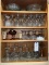 4 Shelves - Wine Glasses, Glass Bowls