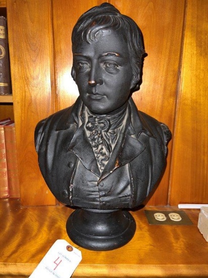 Bust of Scottish Poet Robert Burns (1759-1796)