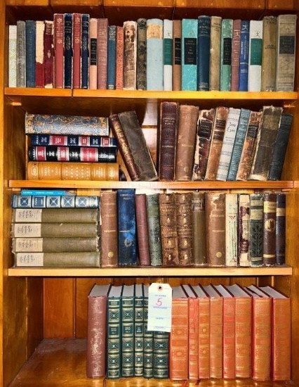 4 Shelves - Poetry & Antique Books
